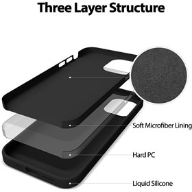 Case Mercury Silicone Case Apple iPhone 12/12 Pro black