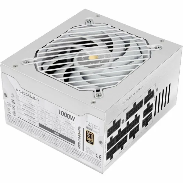 Power supply Mars Gaming MPB1000SIMW 1000 W 80 Plus Gold