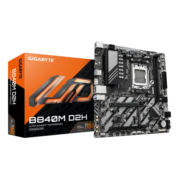 Pagrindinė plokštė Gigabyte B840M D2H AMD AM5 AMD