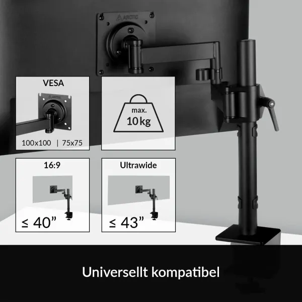 Lauatugi Ekraanile Arctic AEMNT00061A 43" 40"
