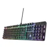 Žaidimų klaviatūra Trust 25682 Juoda Ispaniška Qwerty