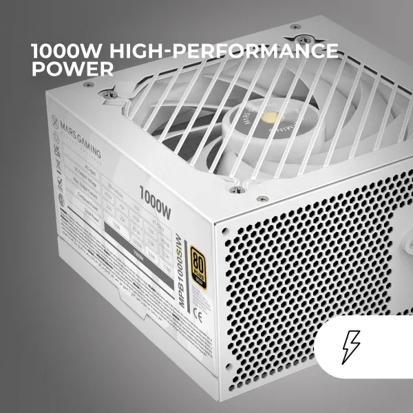 Strāvas padeve Mars Gaming MPB1000SIW ATX 1000 W 80 Plus Gold