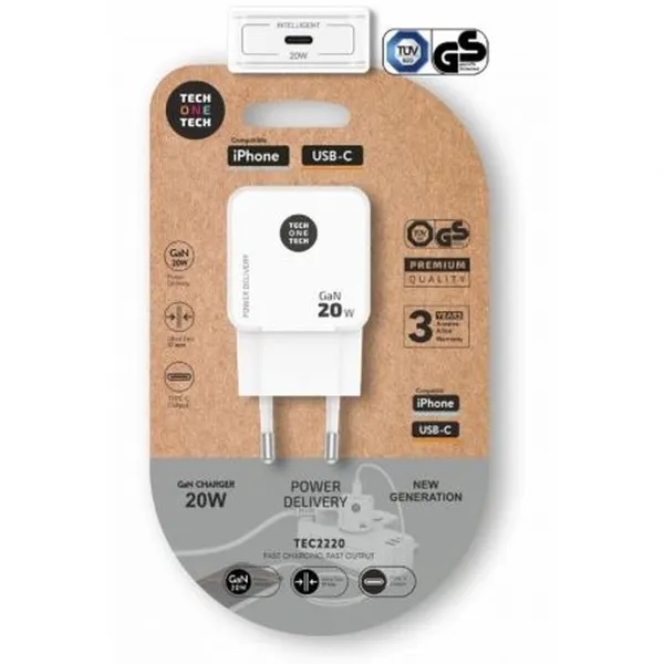 Sieninis įkroviklis Tech One Tech TEC2220 20 W