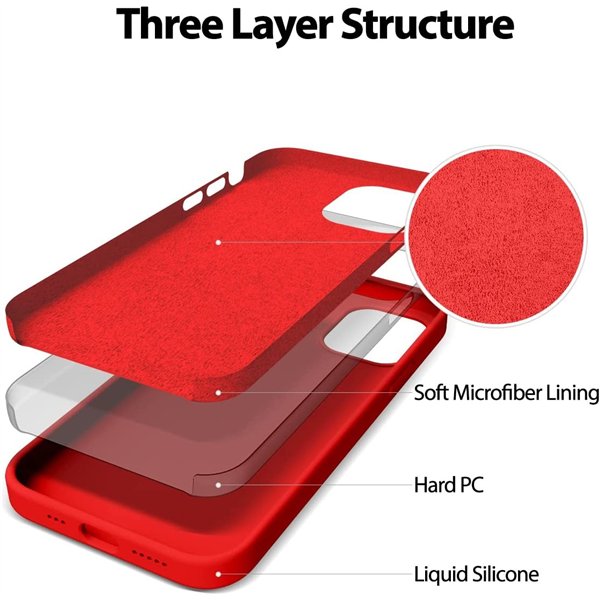 Case Mercury Silicone Case Apple iPhone 15 Pro red