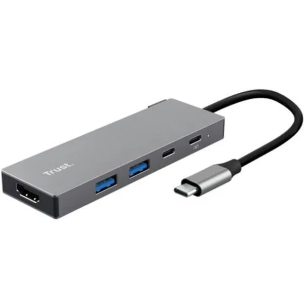 USB-разветвитель Trust 26062 Серый
