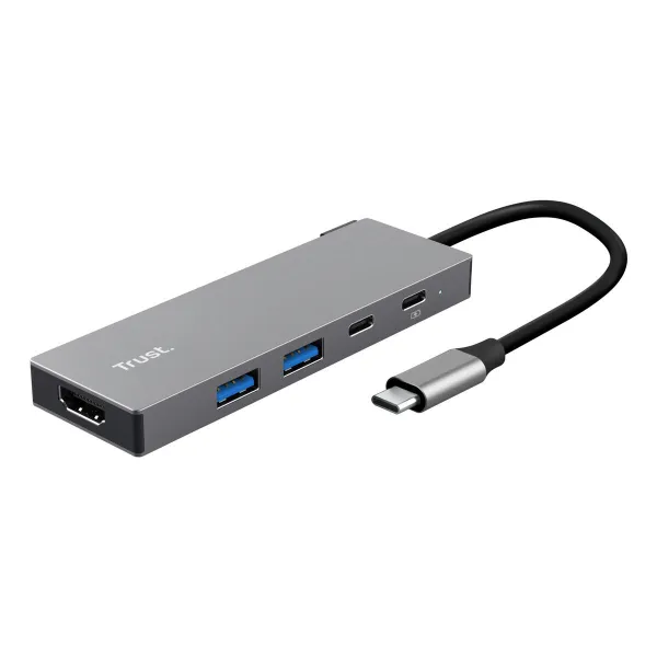 USB-разветвитель Trust 26062 Серый