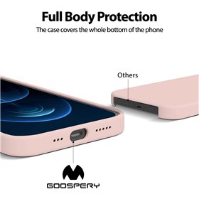 Case Mercury Silicone Case Apple iPhone 16 pink sand