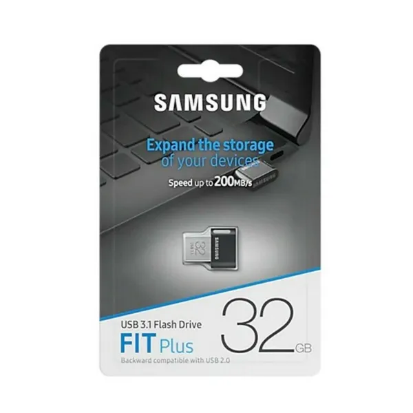 USB atmintukas 3.1 Samsung Bar Fit Plus Juoda