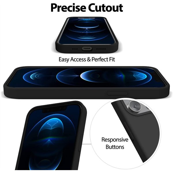 Dėklas Mercury Silicone Case Samsung A356 A35 5G juodas