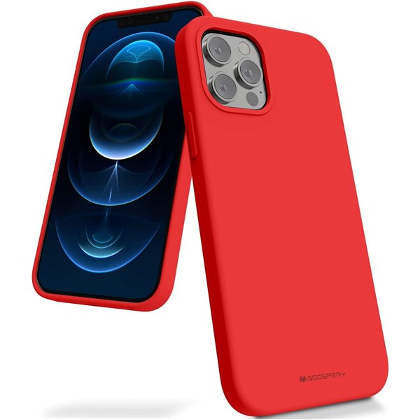 Dėklas Mercury Silicone Case Samsung A356 A35 5G raudonas