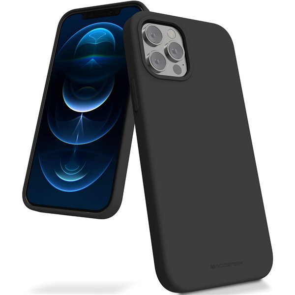 Dėklas Mercury Silicone Case Samsung S921 S24 juodas