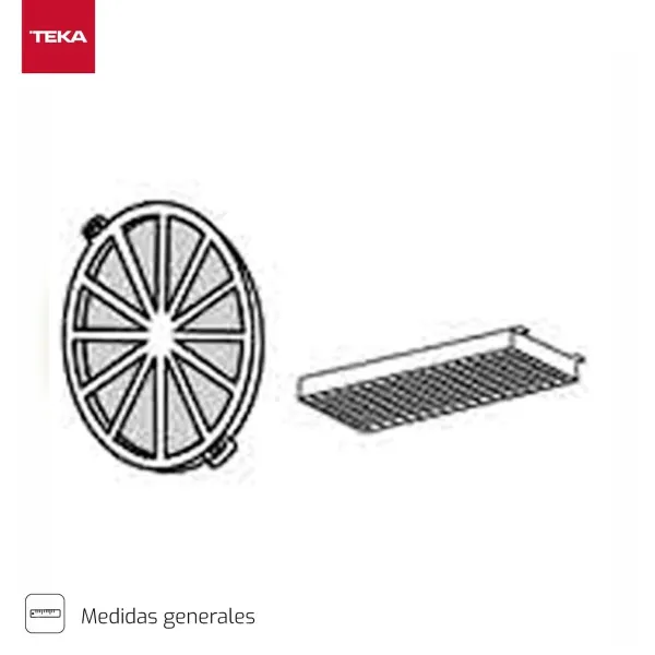 Anglies filtras Teka D4C Anglies pluoštas Plastmasinis