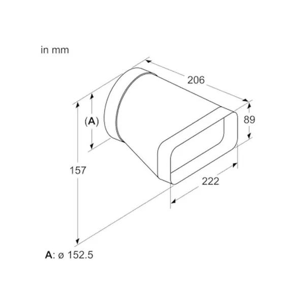 Adapteris BOSCH HEZ9VDSI0 Melns