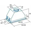 Conventional Hood Cata GCX83SD Grey