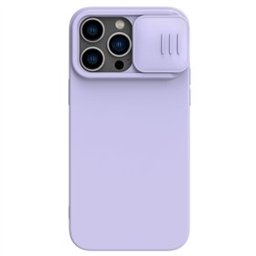 Case Nillkin CamShield Silky Magnetic Silicone Apple iPhone 14 Pro light purple