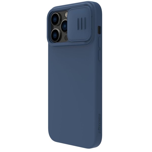 Case Nillkin CamShield Silky Magnetic Silicone Apple iPhone 14 Pro dark blue