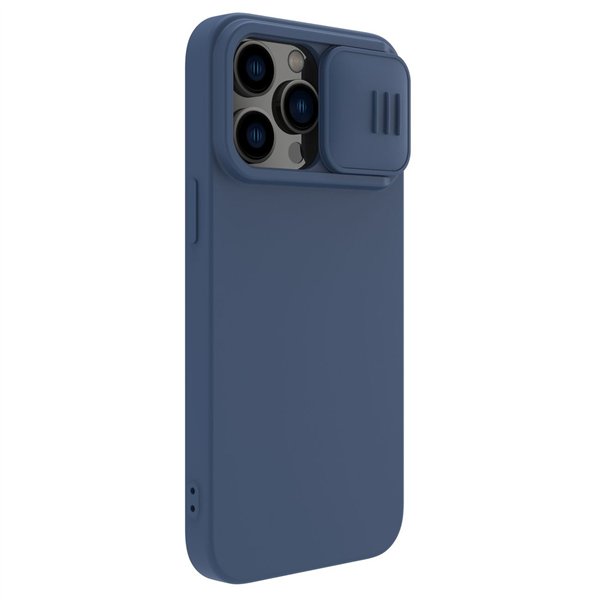 Case Nillkin CamShield Silky Magnetic Silicone Apple iPhone 14 Pro dark blue