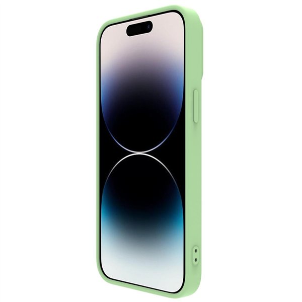 Case Nillkin CamShield Silky Magnetic Silicone Apple iPhone 14 light green