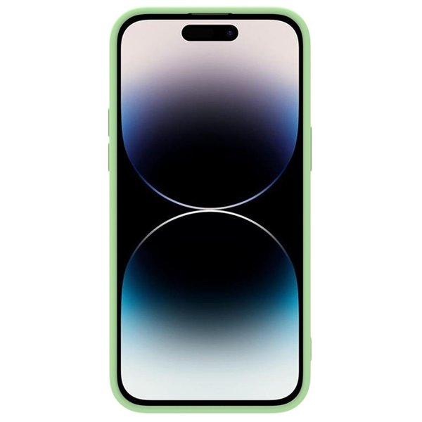 Case Nillkin CamShield Silky Magnetic Silicone Apple iPhone 14 light green