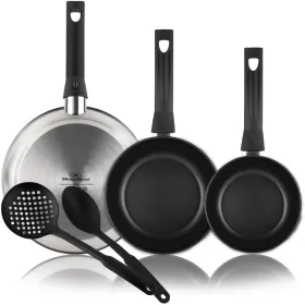 Pan Magefesa Silver Stainless steel Ø 24 cm Ø 20 cm Ø 28 cm 3 Pieces (3 Units)