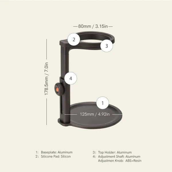 Universal support Outin NANO Black