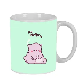 Кружка Mug Pembe The pink cat Разноцветный 350 ml