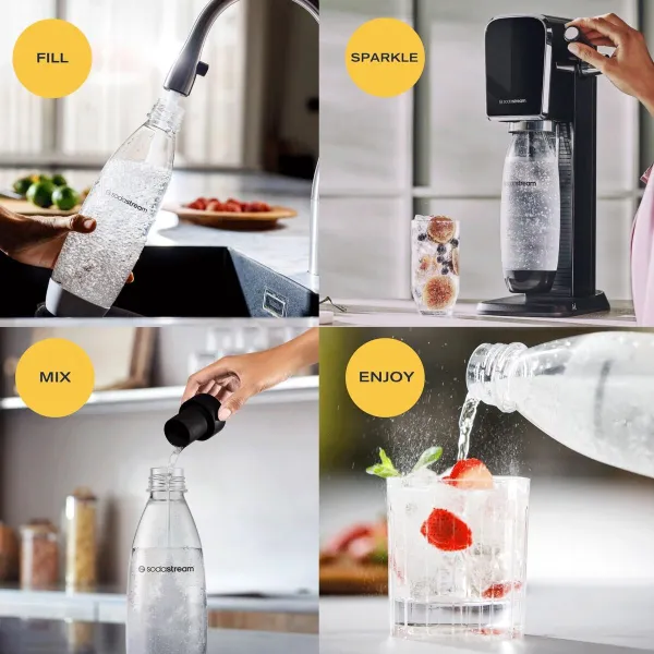 Soda Machine sodastream ART BLACK Black 1 L