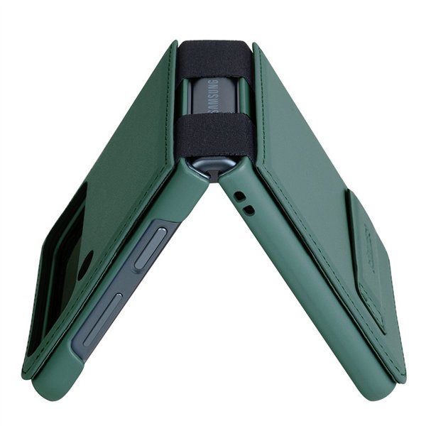 Case Nillkin Qin Pro Leather Samsung F721 Z Flip4 5G green