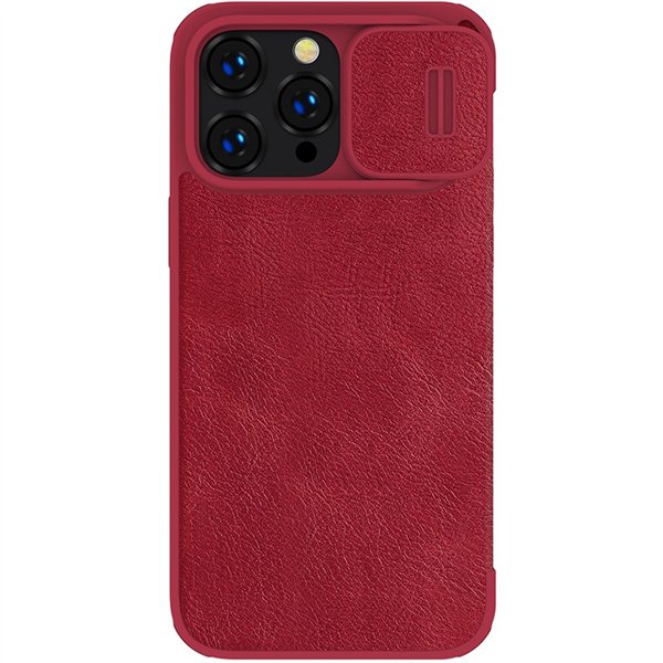 Case Nillkin Qin Pro Leather Apple iPhone 14 Pro Max red