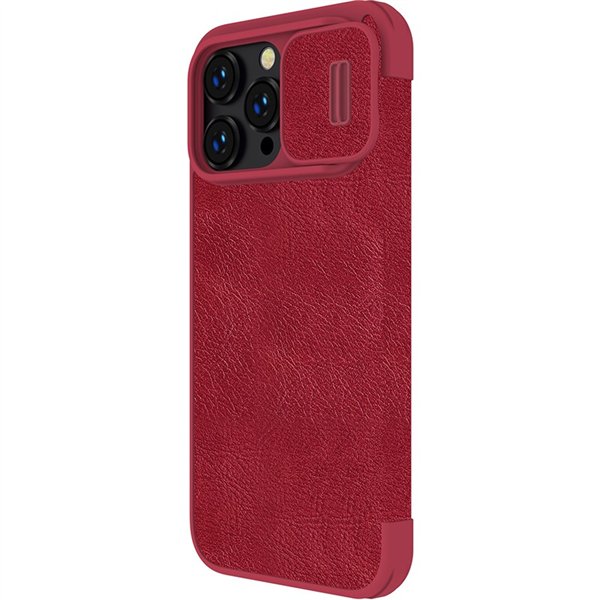 Case Nillkin Qin Pro Leather Apple iPhone 14 Pro Max red