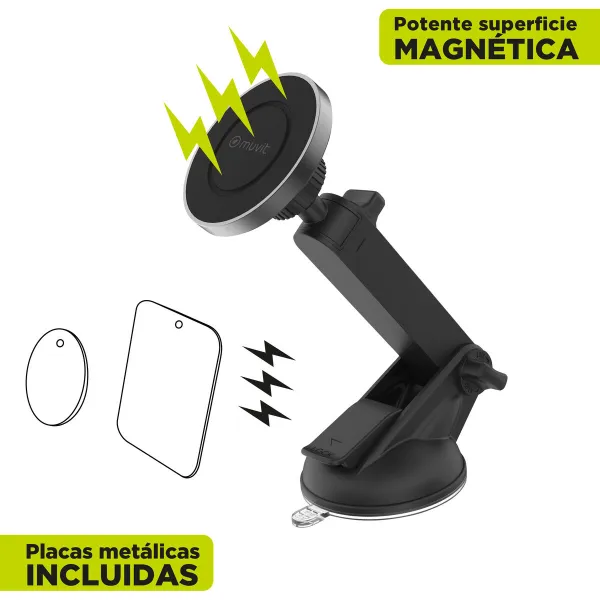 Car Mount Muvit Black