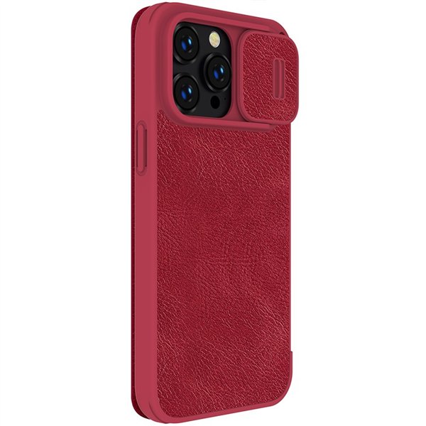 Case Nillkin Qin Pro Leather Samsung S916 S23 Plus 5G red