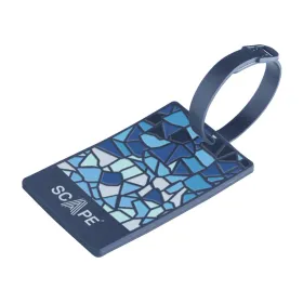 Suitcase Identification Tags Scape Travel Blue