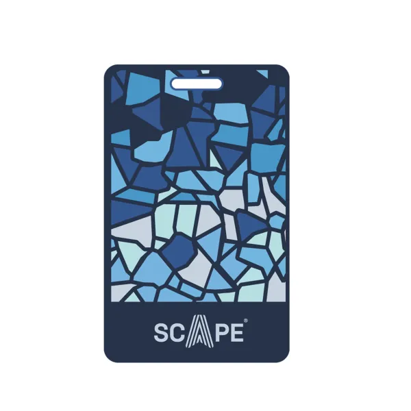 Suitcase Identification Tags Scape Travel Blue