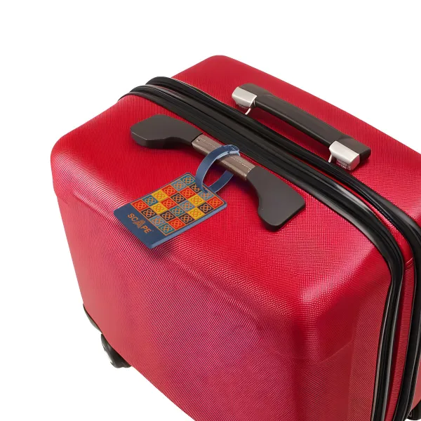 Suitcase Identification Tags Scape Travel Multicolour