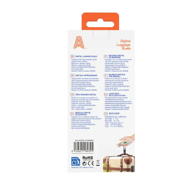 Digital Luggage Scale Scape Travel ELS30