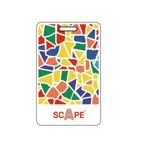 Suitcase Identification Tags Scape Travel Multicolour