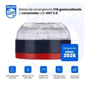 V16 Emergency Beacon connected DGT 3.0 Philips SFL1000M/10