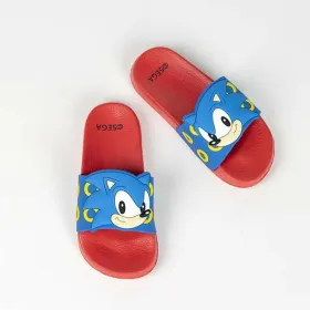 Flip Flops for Children Sonic Blue Red 30-31