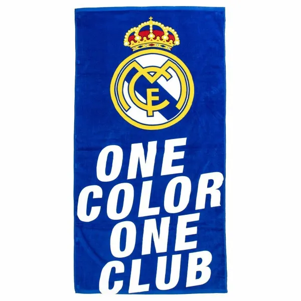 Beach Towel Real Madrid C.F. Blue 70 x 140 cm