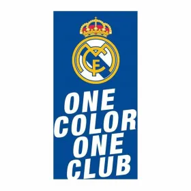 Beach Towel Real Madrid C.F. Blue 70 x 140 cm