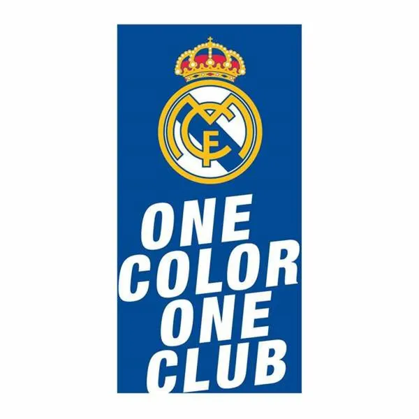 Beach Towel Real Madrid C.F. Blue 70 x 140 cm