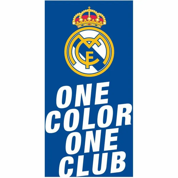 Beach Towel Real Madrid C.F. Blue 70 x 140 cm