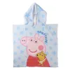 Poncho-Towel with Hood Peppa Pig Light Blue 55 x 77 cm