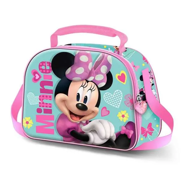 Užkandžių maišelis Minnie Mouse Rožinė 20 x 26 x 10 cm