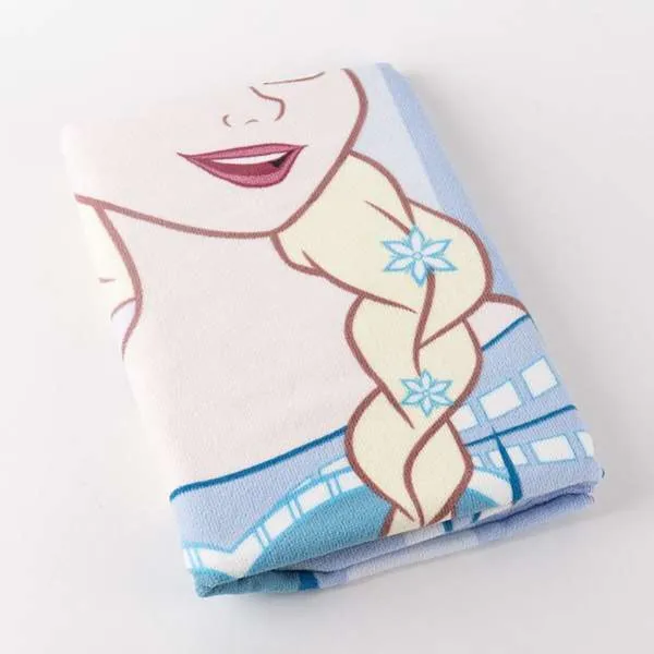 Beach Towel Frozen Light Blue 70 x 140 cm