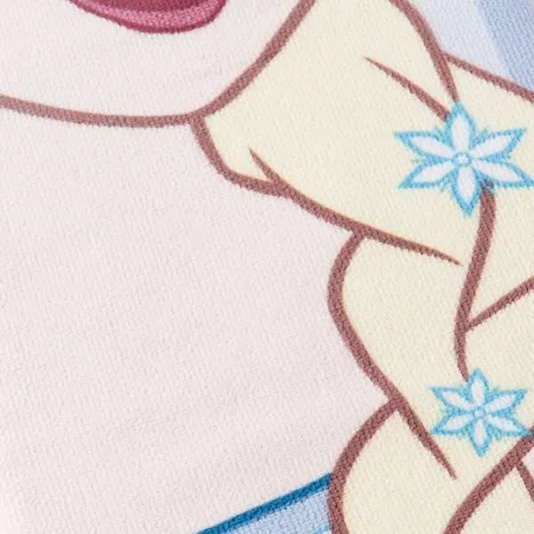 Beach Towel Frozen Light Blue 70 x 140 cm