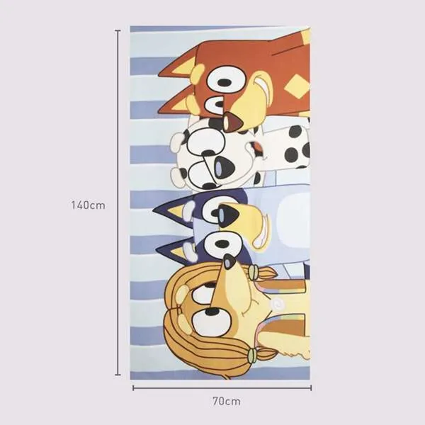 Beach Towel Bluey Light Blue 70 x 140 cm