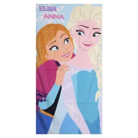 Beach Towel Frozen Light Blue 70 x 140 cm