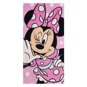 Пляжное полотенце Minnie Mouse Розовый 70 x 140 cm